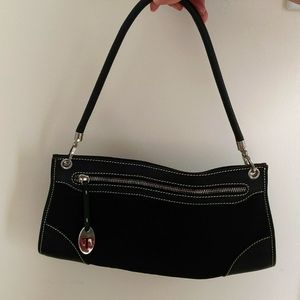 Tod's black leather purse, made in Italy!